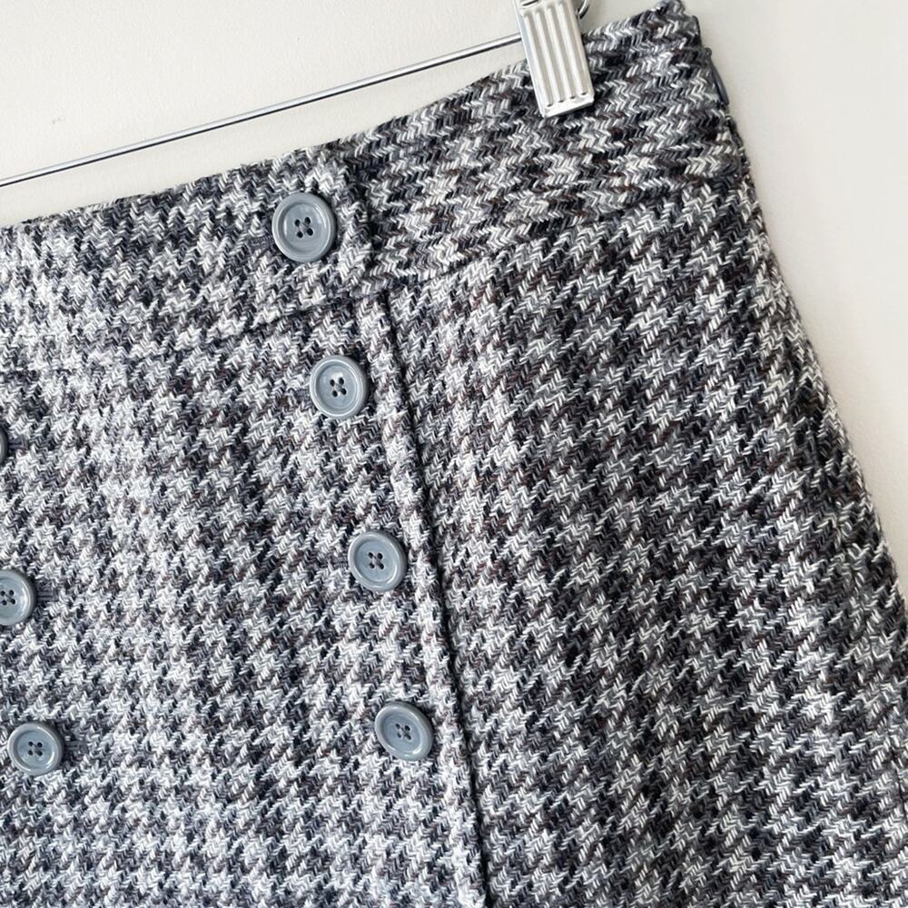 LOFT Pencil Skirt Black and Gray Houndstooth Size 6 EUC - Picture 3 of 14